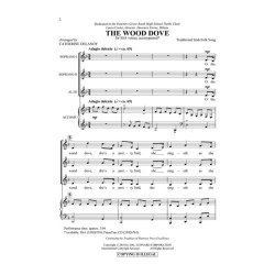 THE WOOD DOVE (ARR CATHERINE DELANOY) SSA CHORAL