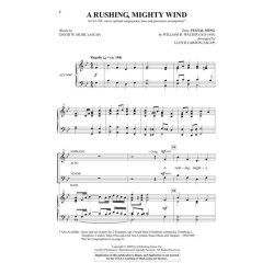 A Rushing, Mighty Wind (Arr. Larson) (SATB)