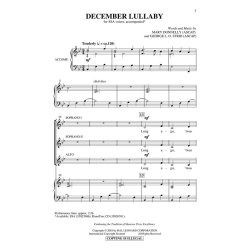 Strid Donnelly December Lullaby Ssa