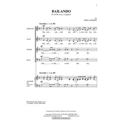 Jasperse Greg Bailando Dancing Satb A Cappella Choral