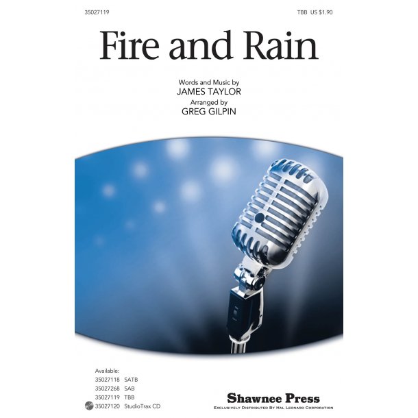 James Taylor: Fire And Rain (Arr. Gilpin) (TBB)