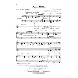 Ross Beverly/Dixon Julius Lollipop (Arr Jasperse Greg) Ssa Choral