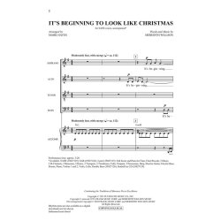 Beginning Look Like Xmas Hayes Satb
