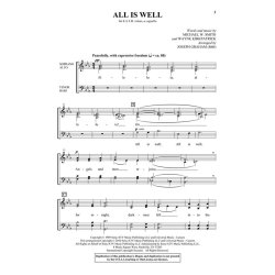 Kirklatrick Wayne & Smith Michael All Is Well (Graham) Satb Chor