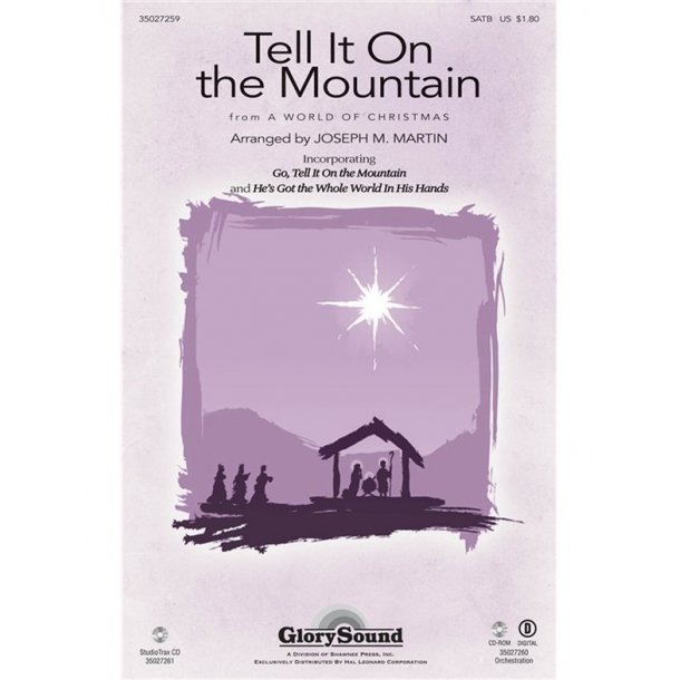 JOSEPH M MARTIN TELL IT ON THE MOUNTAIN SATB CHORAL