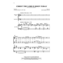 BERRY WESLEY CHRIST THE LORD IS RISEN TODAY SAB