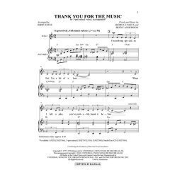 Abba Thank You For Music (Estes) 3pt