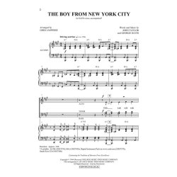 Boy From New York City Jasperse Satb
