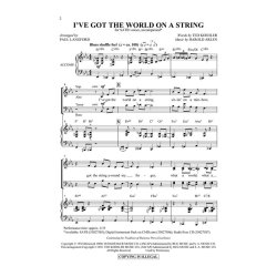ARLEN/KOEHLER I'VE GOT THE WORLD ON A STRING (LANGFORD PAUL) SATB CHOR