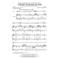MARTIN JOSEPH A HEART TO PRAISE MY GOD SATB