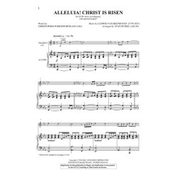 ALLELUIA! CHRIST IS RISEN (ARR PETHEL STAN) SATB