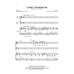 LANTZ FROMBACH COME NOURISH ME SATB