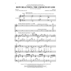 MARTIN WILLIAMS HOW BEAUTIFUL THE CHURCH OF GOD SATB