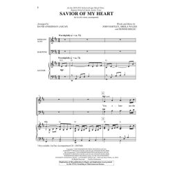 SAVIOR OF MY HEART (ARR ANGERMAN DAVID) SAB