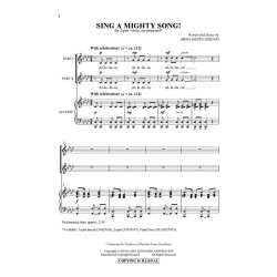 GILPIN GREG SING A MIGHTY SONG 2 PART CHORAL
