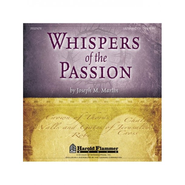 MARTIN JOSEPH WHISPERS OF THE PASSION LISTENING CD
