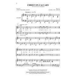 TOY WILLIAMS CHRIST ON CALVARY SATB