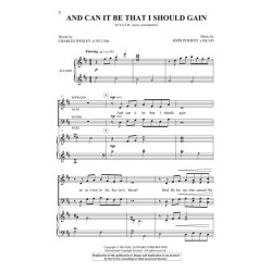 PURIFOY JOHN AND CAN IT BE THAT I SHOULD GAIN SATB