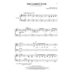 MARTIN JOSEPH THE GARDEN PATH (FROM FOOTPRINTS IN THE SAND) SATB