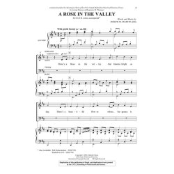 MARTIN JOSEPH A ROSE IN THE VALLEY (FROM THE ROSE OF CALVARY) SATB