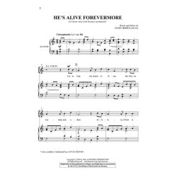 BERRY CINDY HES ALIVE FOREVERMORE UNISON/DESCANT