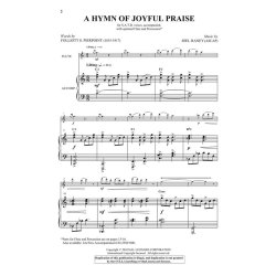 RANEY JOEL A HYMN OF JOYFUL PRAISE SATB