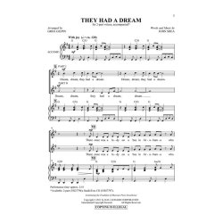 John Shea: They Had A Dream (Arr. Gilpin) (2-Part)