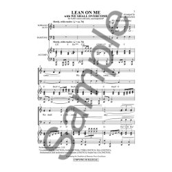 Pete Seeger/Bill Withers: Lean On Me (With We Shall Overcome) - SAB/Piano