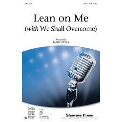 Withers Bill Lean On Me With We Shall Overcome (Hayes Mark) Ttbb Chor