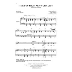 DAVIS/TAYLOR THE BOY FROM NEW YORK CITY (ARR JASPERSE GREG) SSA CHORAL