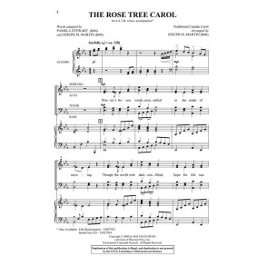 MARTIN JOSEPH/STEWART PAMELA THE ROSE TREE CAROL ORCHESTRA ACC SC/PTS