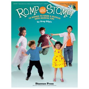 GILPIN GREG ROMP AND STOMP 10 SONGS MUSICAL FUN CLASSROOM KIT BK/CD