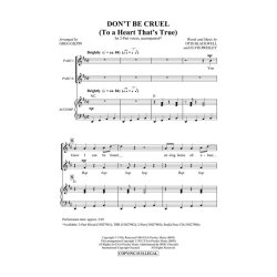 DON'T BE CRUEL TO A HEART THAT'S TRUE (GILPIN GREG) 2 PART CHORAL