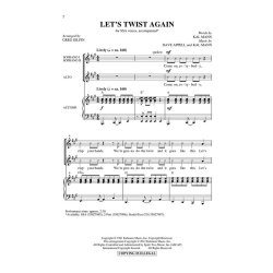 Appell/Mann Let's Twist Again (Arr Gilpin Greg) Studiotrax Cd