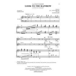Lane/Harburg Look To The Rainbow (Arr Hayes Mark) 2 Part Choral