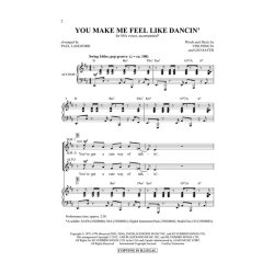 SAYER LEO YOU MAKE ME FEEL LIKE DANCING (LANGFORD PAUL) SSA CHOR