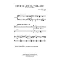 Didn't My Lord Deliver Daniel? (Arr. Gilpin) (SA)