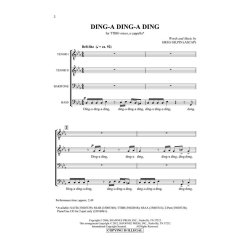 Gilpin Greg Ding-A Ding-A Ding Ttbb A Cappella Choral