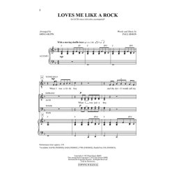LOVES ME LIKE A ROCK (GILPIN GREG) SATB CHORAL