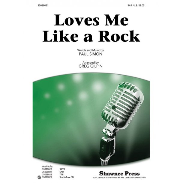 LOVES ME LIKE A ROCK (GILPIN GREG) SAB CHORAL