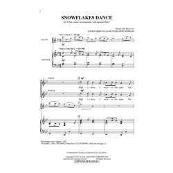 MARCUS LINDA/SCHRAM RUTH ELAINE SNOWFLAKES DANCE 2 PART CHORAL