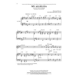 SORENSON HEATHER MY ALLELUIA SATB CHORAL