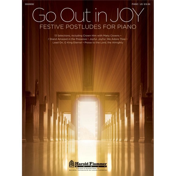 GO OUT IN JOY FESTIVE POSTLUDES FOR PIANO PF BK