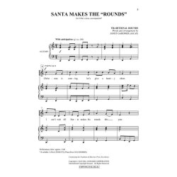 SANTA MAKES THE ROUNDS (ARR GARDNER JANET) 2 PART CHORAL
