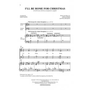 Kim Gannon/Walter Kent: I'll Be Home For Christmas (Arr. Gilpin) (StudioTrax CD)