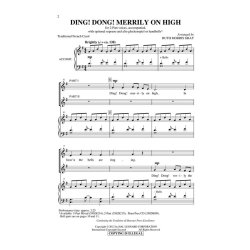 DING DONG MERRILY ON HIGH (ARR GRAY RUTH MORRIS) 2 PART CHORAL