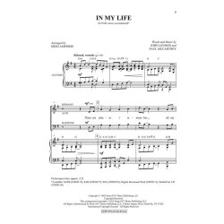 BEATLES IN MY LIFE (ARR JASPERSE GREG) SAB CHOR