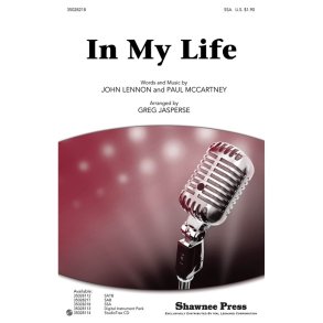 BEATLES IN MY LIFE (ARR JASPERSE GREG) SSA CHOR