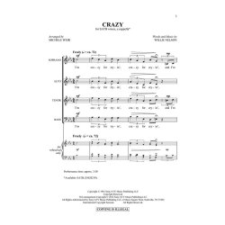 NELSON WILLIE CLINE PATSY CRAZY (WEIR MICHELE) SATB ACAP CHOR