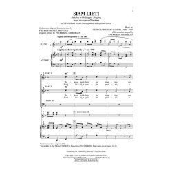 HANDEL GEORGE FRIDERIC SIAM LIETI (ARR LIEBERGEN PATRICK) 3 PART CHOR